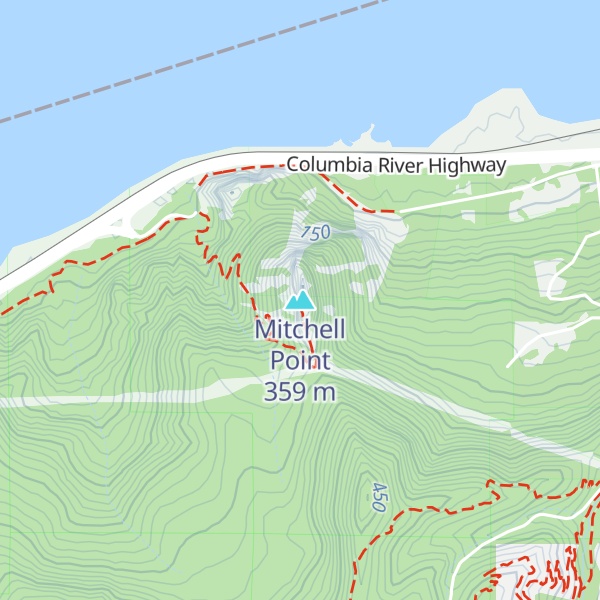 Map of Mitchell Point