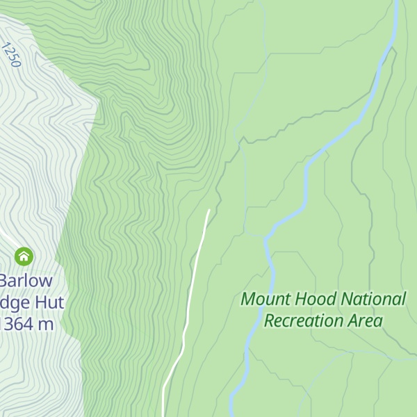 Map of White River Hut