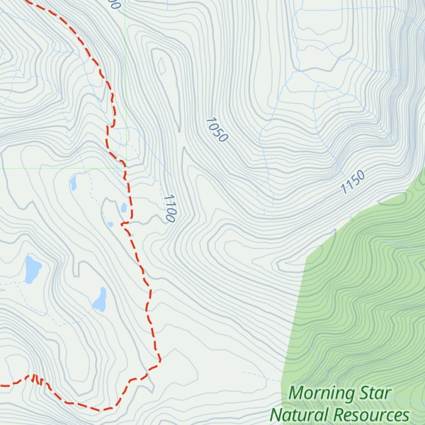 Map of Mallardy Ridge