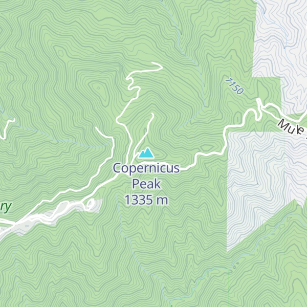 Map of Hipparchus Peak