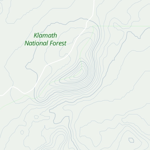 Map of Badger Peak