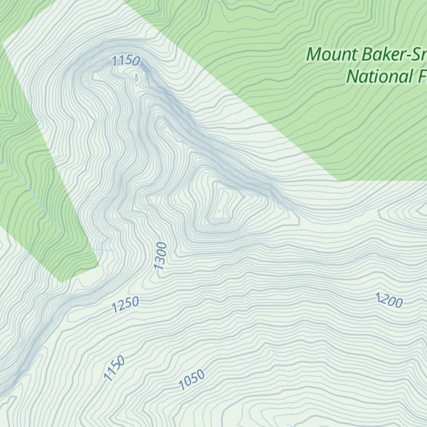 Map of Ulalach Peak