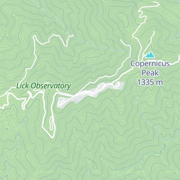 Map of Huyghens Peak
