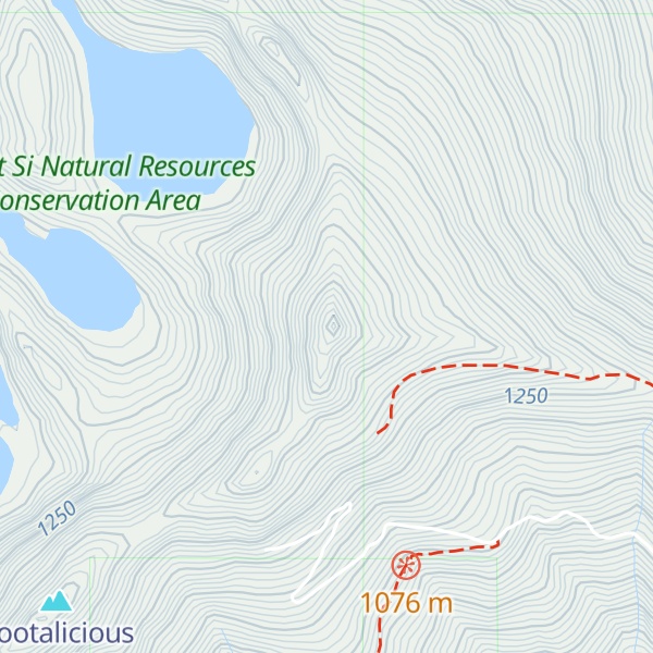 Map of Moolock Mountain