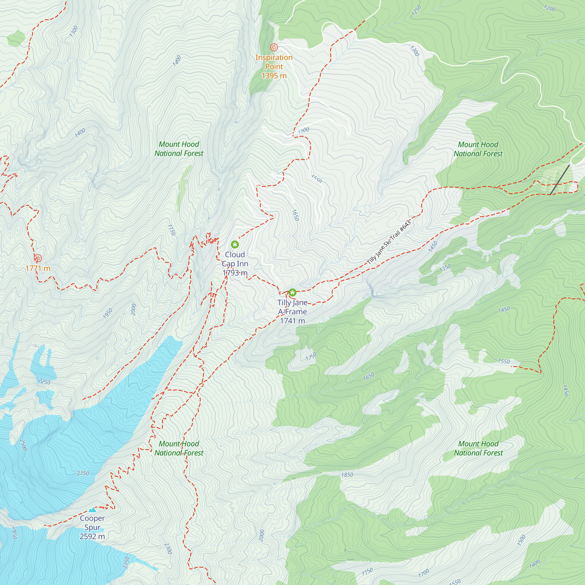 Tilly Jane A-Frame map