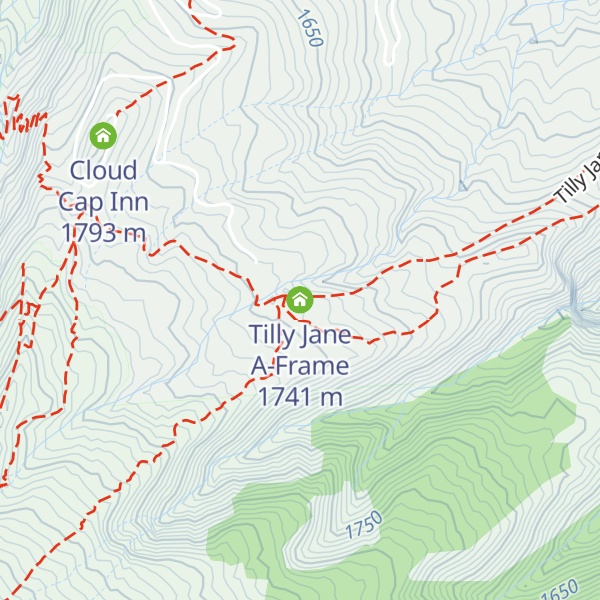 Map of Tilly Jane A-Frame