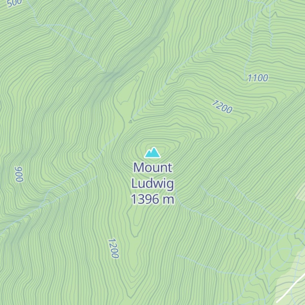 Map of Mount Ludwig