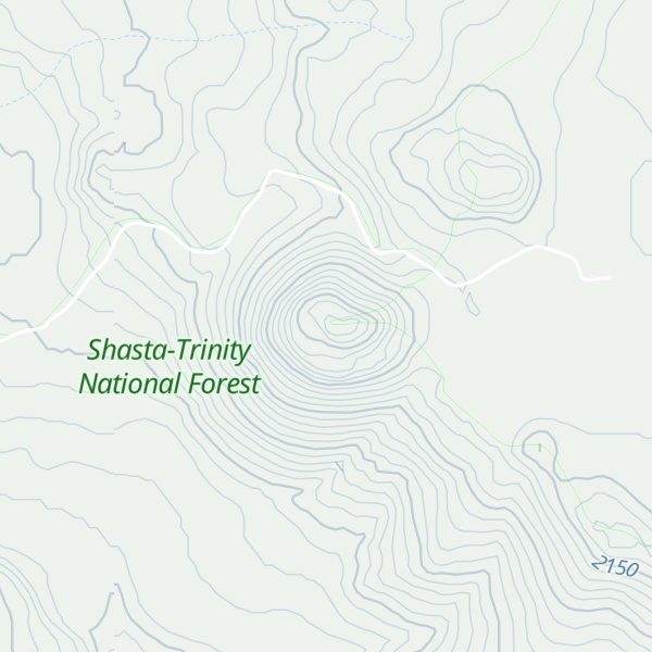 Map of Little Mount Hoffman