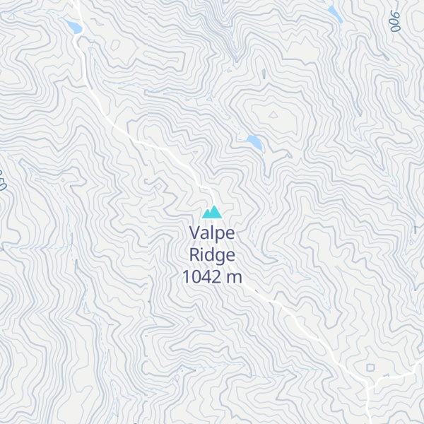 Map of Valpe Ridge