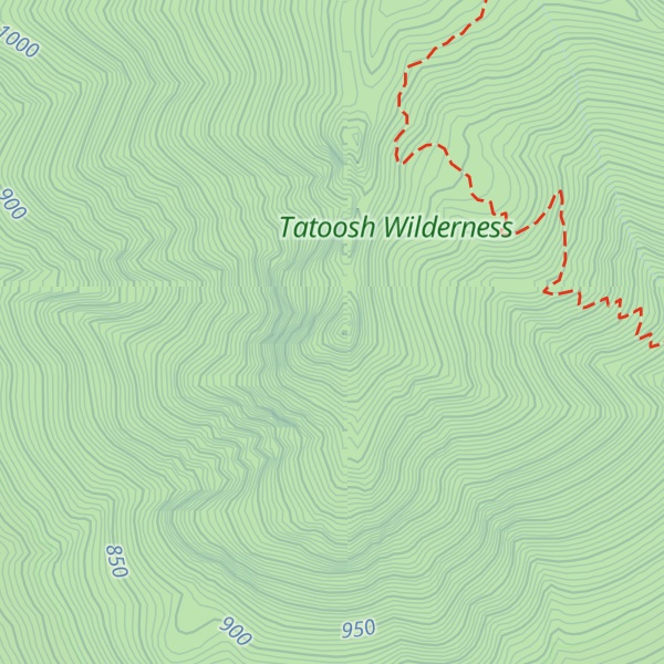 Map of Butter Peak