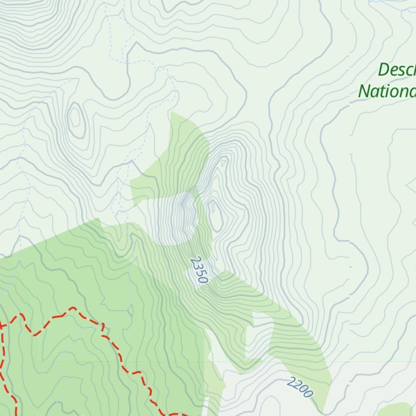 Map of Ball Butte