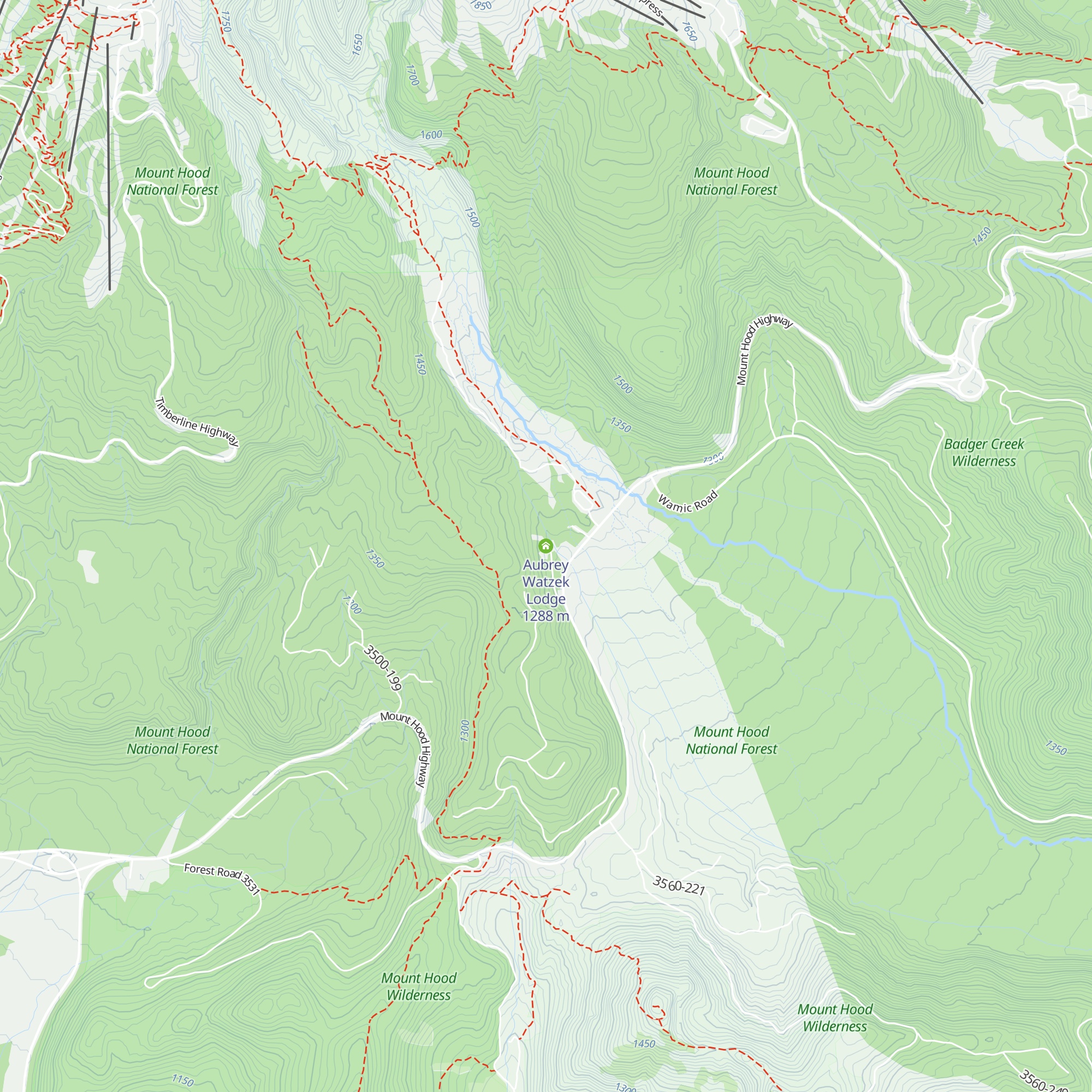Aubrey Watzek Lodge map