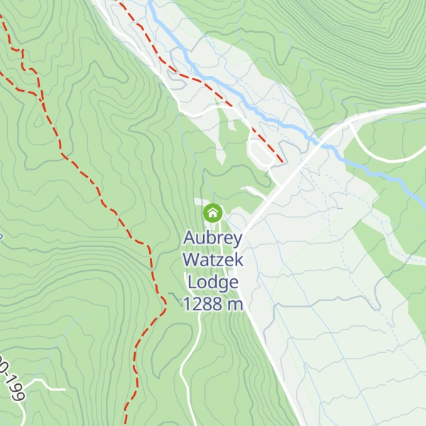 Map of Aubrey Watzek Lodge
