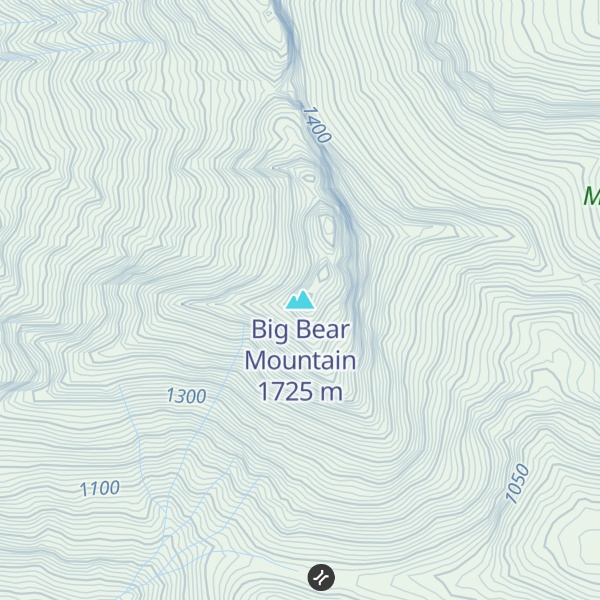 Map of Big Bear Mountain