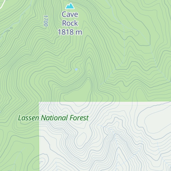 Map of Buck Butte