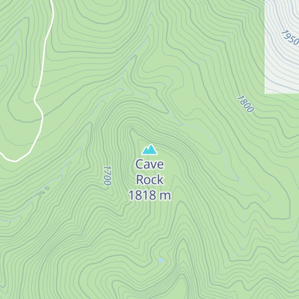 Map of Cave Rock