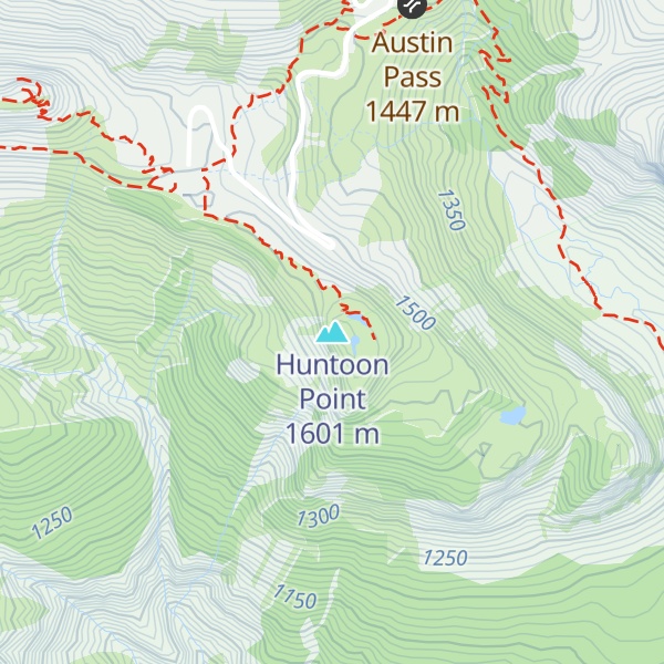 Map of Huntoon Point