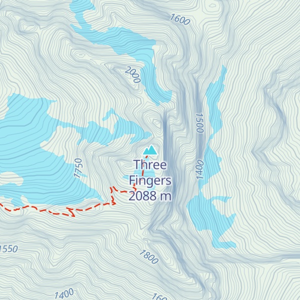 Map of Three Fingers