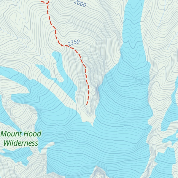 Map of Barrett Spur