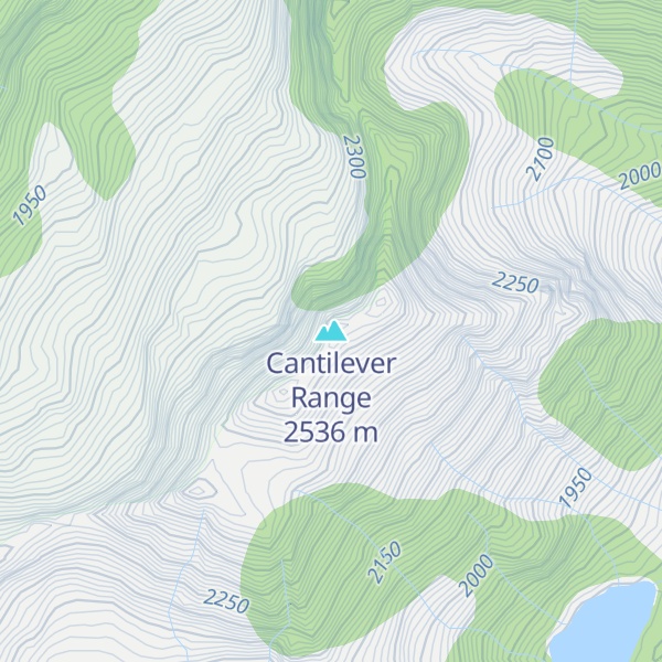 Map of Cantilever Range