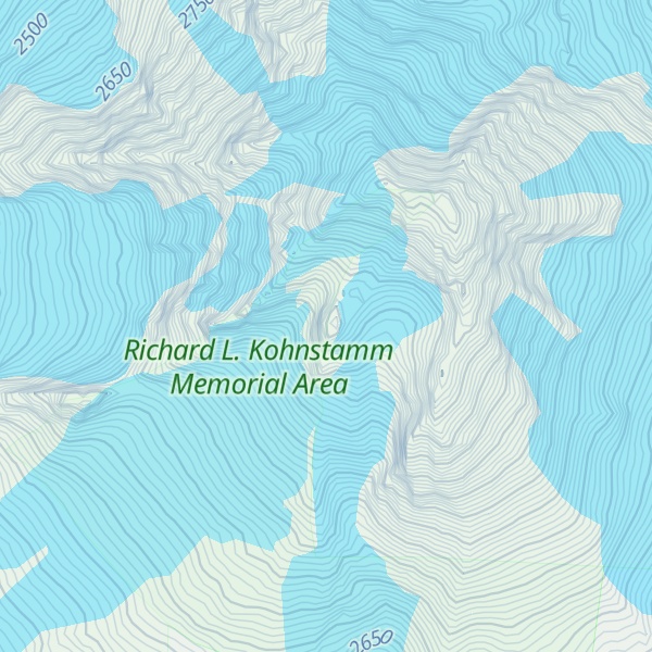 Map of Crater Rock