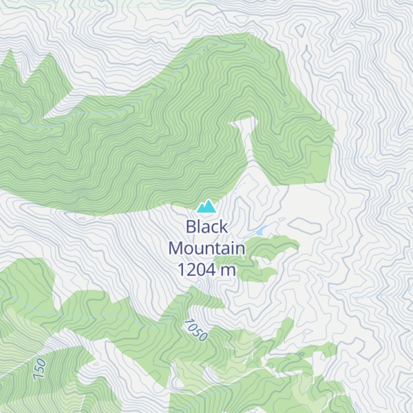 Map of Black Mountain