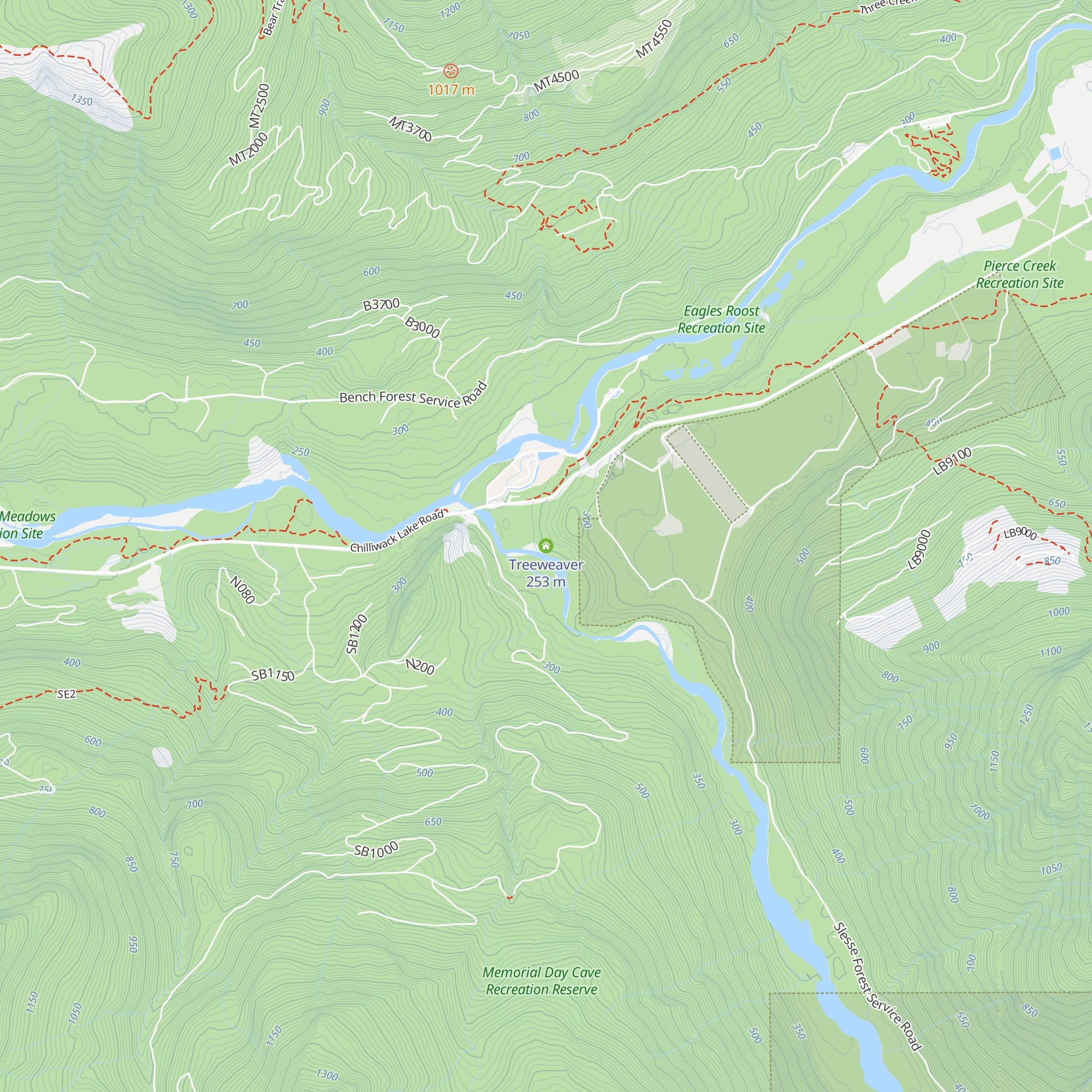 Treeweaver map