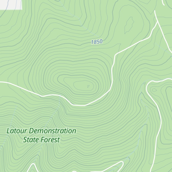 Map of McMullen Mountain