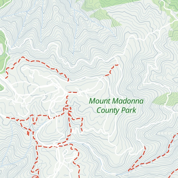 Map of Mount Madonna