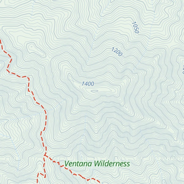 Map of Uncle Sam Mountain