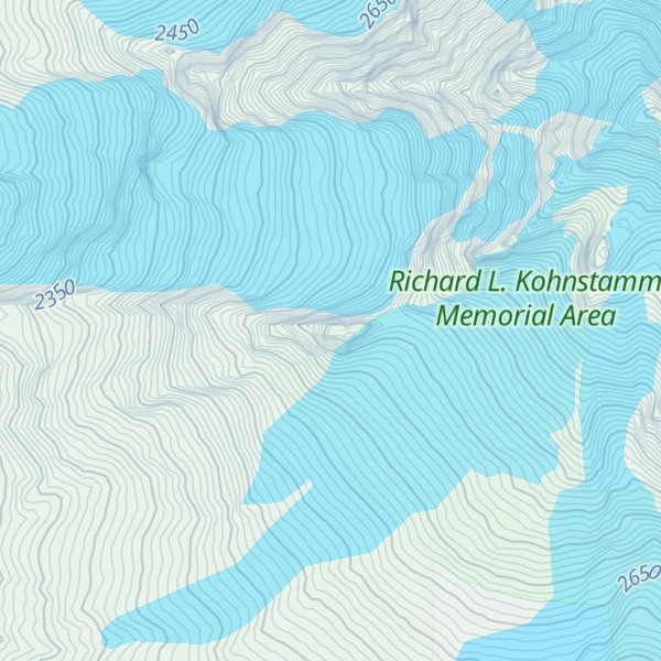 Map of Illumination Rock