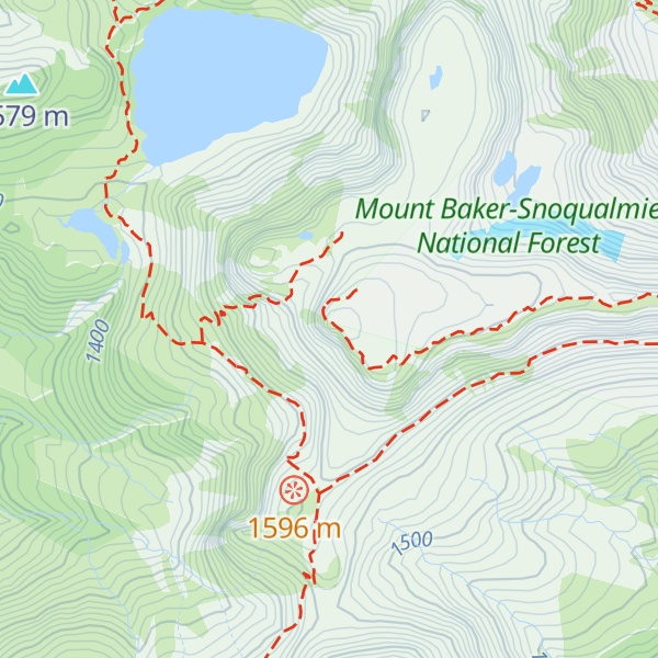 Map of Table Mountain