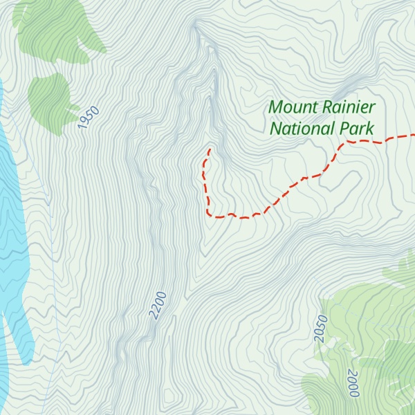 Map of 3rd Burroughs Mountain
