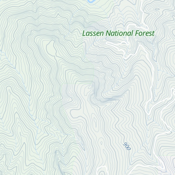 Map of Pinnacle Peak