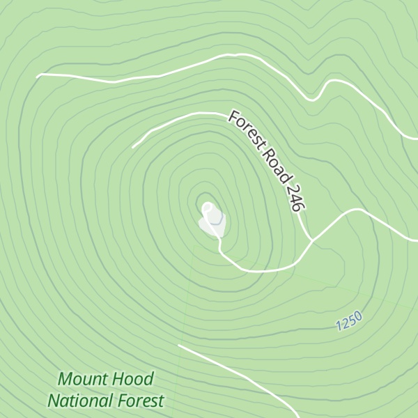 Map of Clear Lake Butte