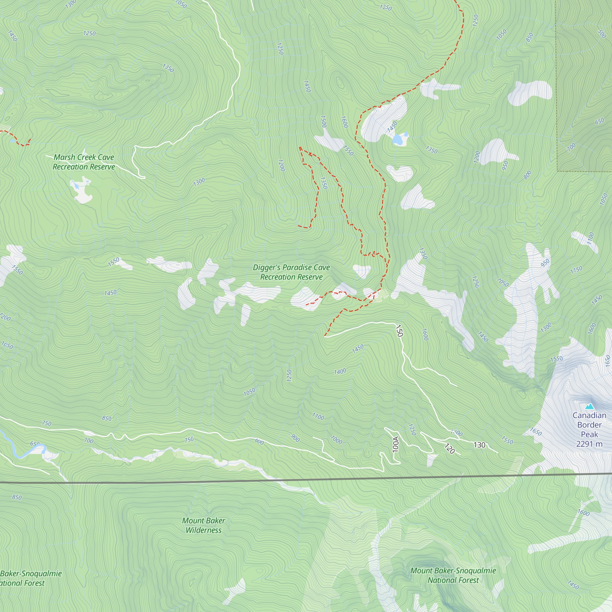 Spencer Cabin map