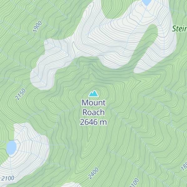 Map of Mount Roach
