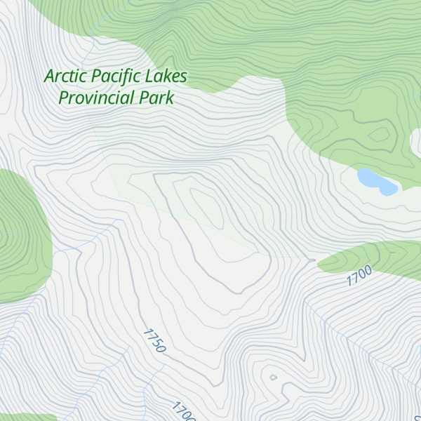 Map of Mount Kenchuse