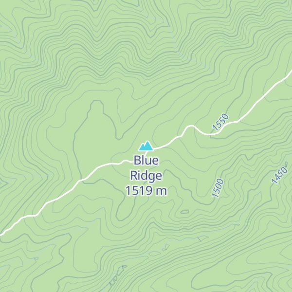 Map of Blue Ridge