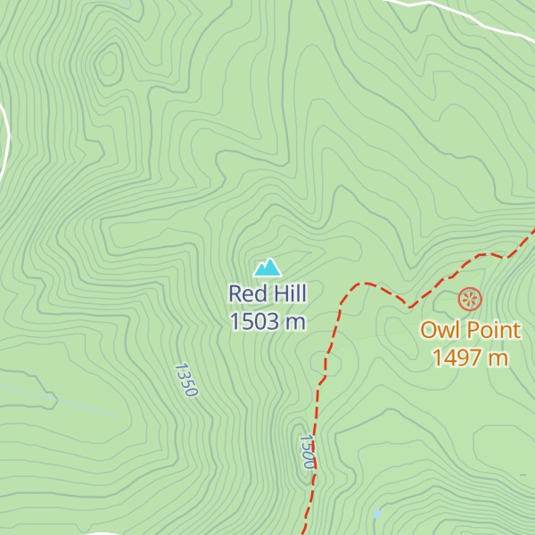 Map of Red Hill
