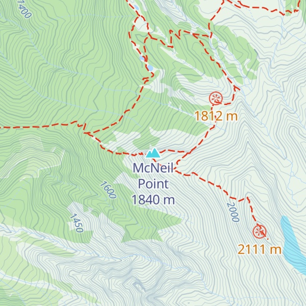 Map of McNeil Point