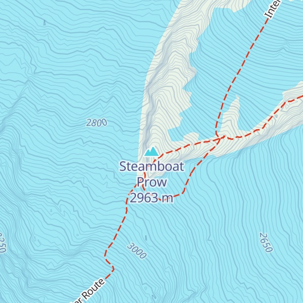 Map of Steamboat Prow