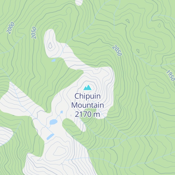 Map of Chipuin Mountain
