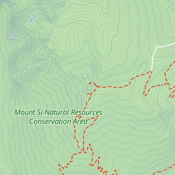 Map of Mount Si