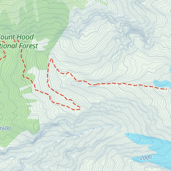 Map of Yocum Ridge