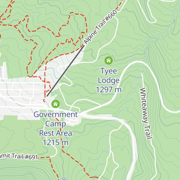 Map of Mazama Lodge