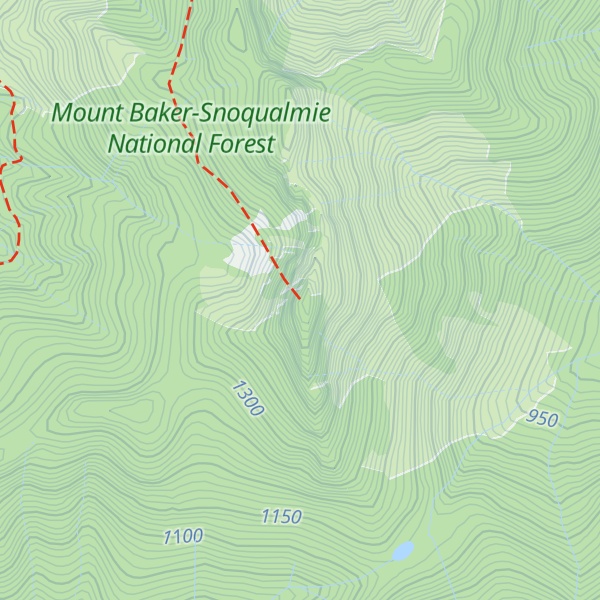 Map of Finney Peak