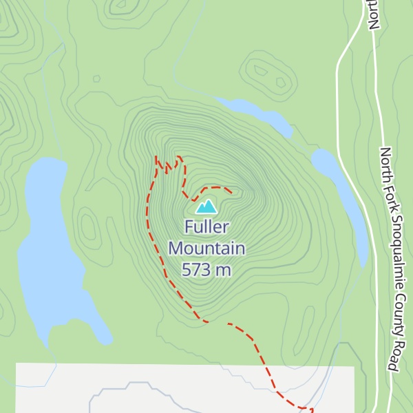 Map of Fuller Mountain