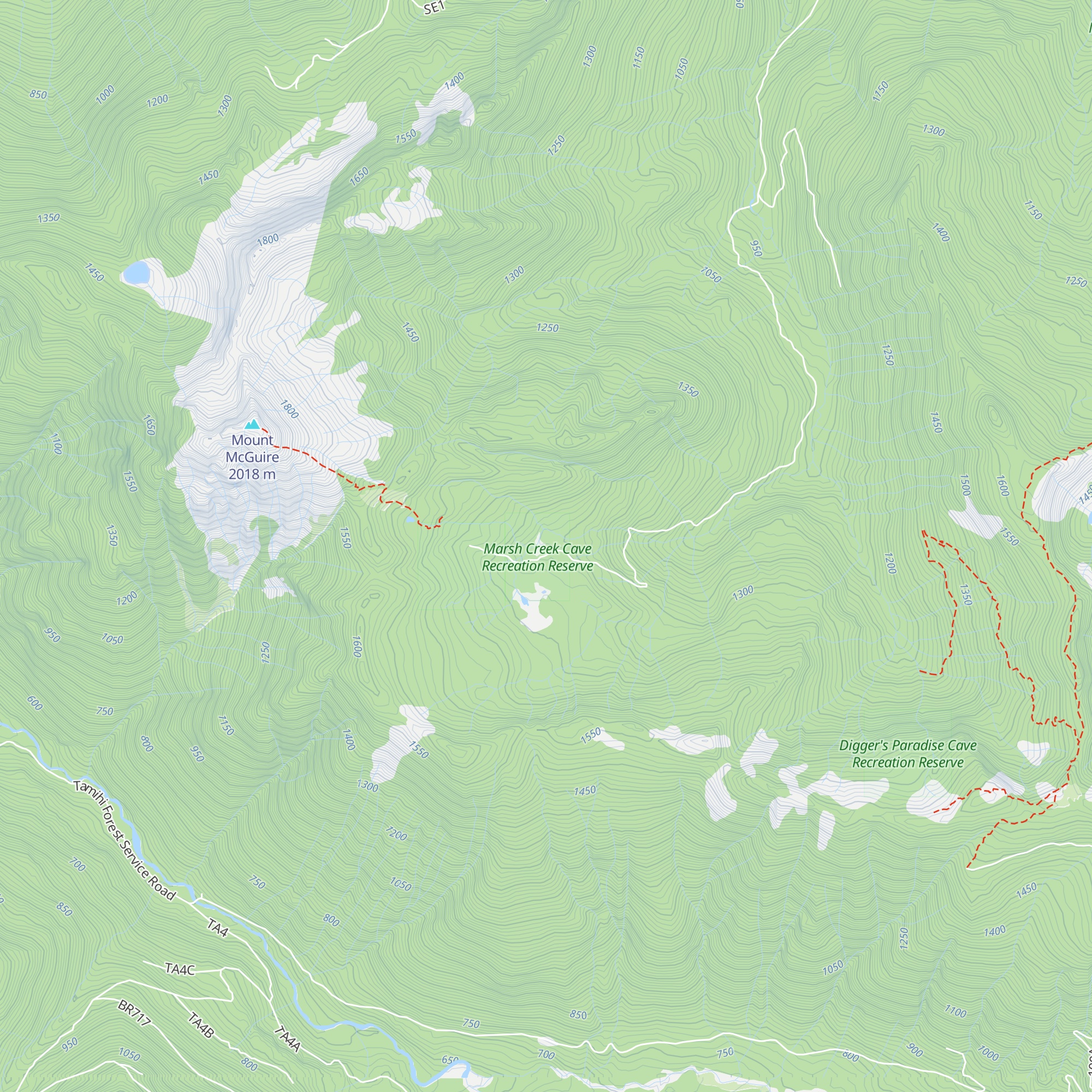 Chilliwack Snowmobile Club McGuire Cabin map