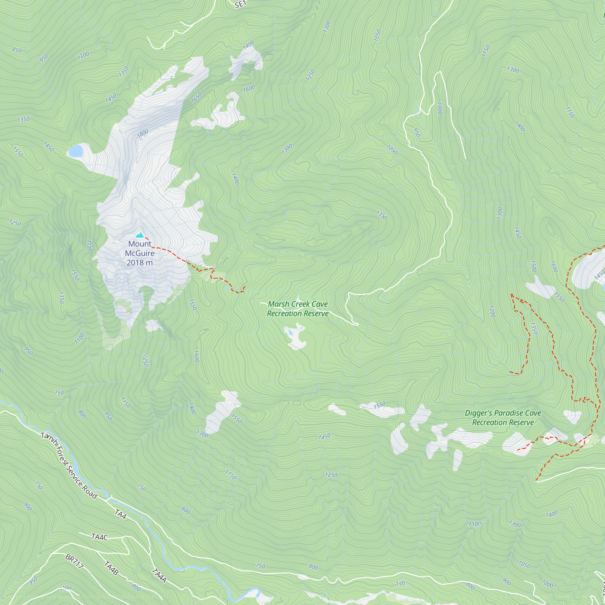 Chilliwack Snowmobile Club McGuire Cabin map